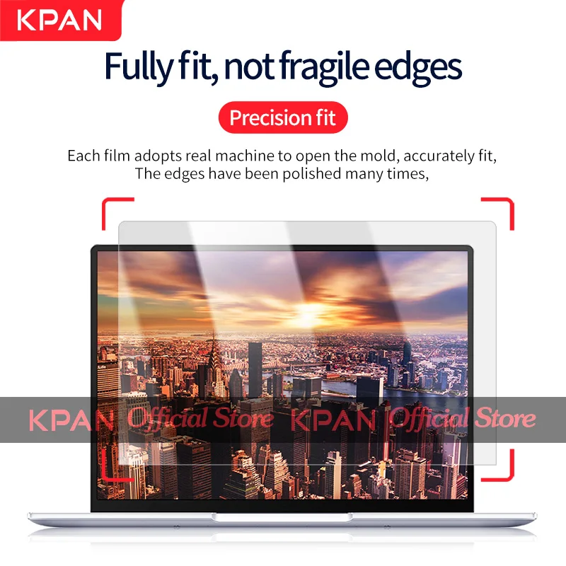 kpan anti blue laptop tempered glass film 14 15 inch 15 6169 344194mm notebook screen protector for hp lenovo acer asus dell free global shipping