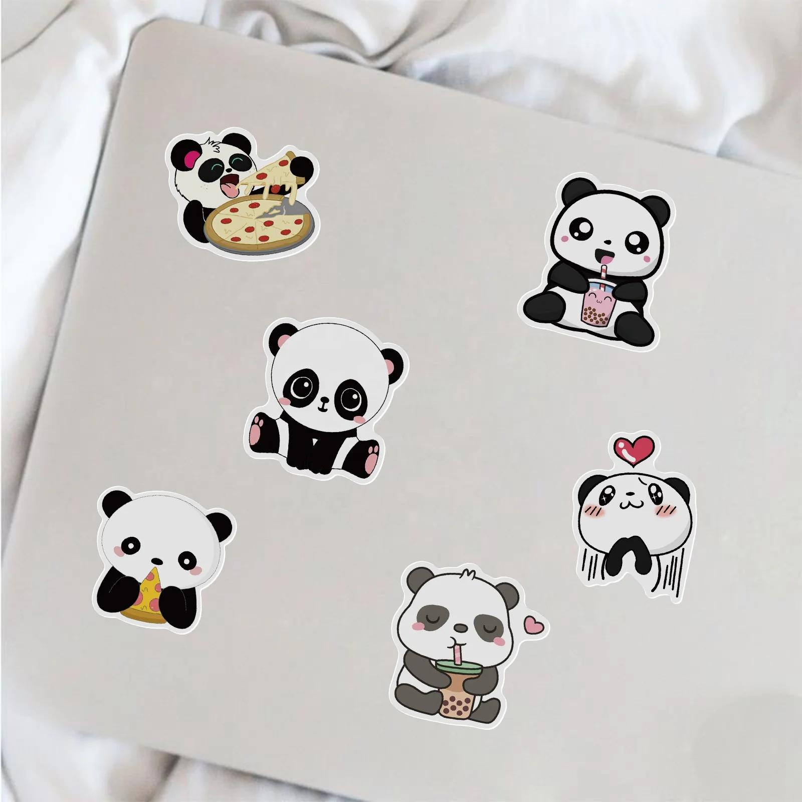 

50Pcs Kawaii Panda Animal Decor Sticker For Kids Children Skateboard Luggage Laptop Vinyl Diy Graffiti Stickers Washi