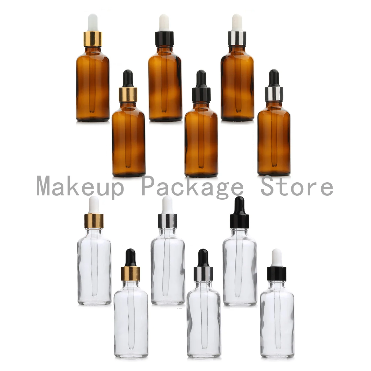 Флакон для духов с прозрачным янтарным стеклом 5 мл 10 15 20 30 50 100 7