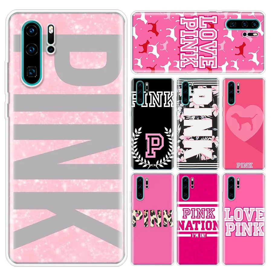 Роскошный чехол для телефона с изображением Pinks Huawei P10 P20 P30 P20Pro P30Lite P30Pro P Smart Z Mate 10 20