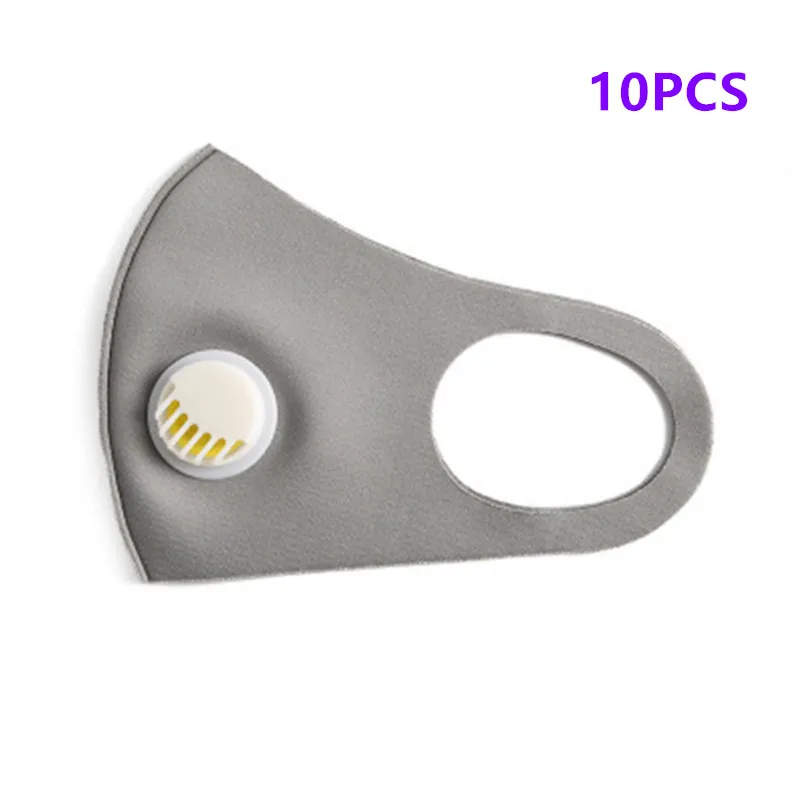 

10pcs Face Mask Black Mouth Mask Reusable Mask Washable Mascarillas Face Shield Masque Facial Kids Mask