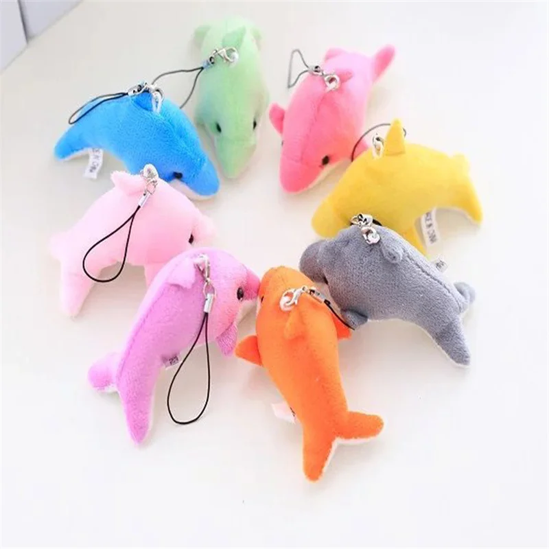 Игрушка плюшевая в виде дельфина 6 см разные цвета|stuffed toys|plush stuffed toysdolphin plush |