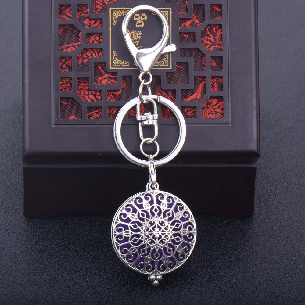 10 шт./лот Магнитный брелок с ароматом открытая медальон из нержавеющей стали духи