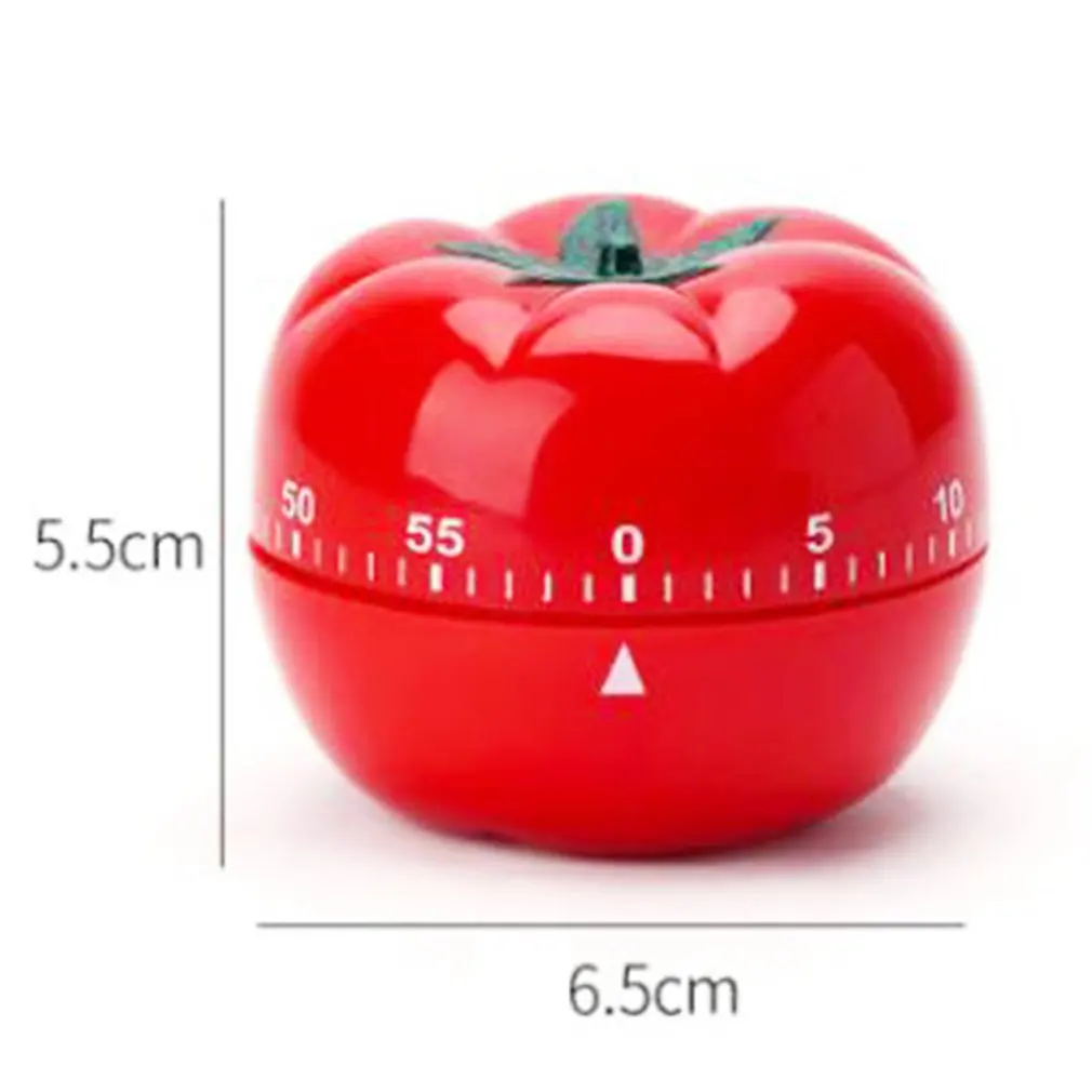 

Portable 60 Minute Tomato Kitchen Machine Timer Cooking Countdown Countdown Alarm Clock Egg Cooking Assistant