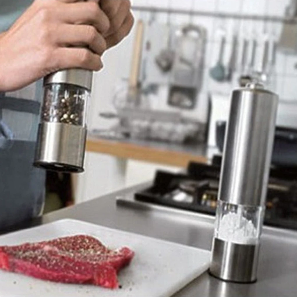 Электрический измельчитель соли и перца (1 упаковка)-электронный регулируемый