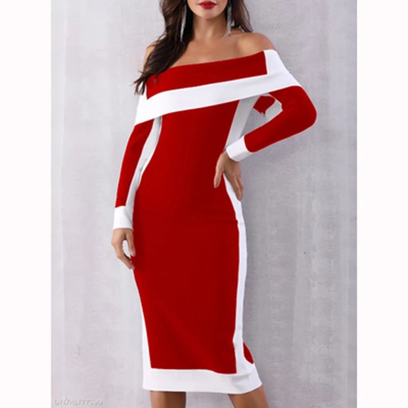 Пикантная обувь с низким вырезом на спине вечерние платье женский Черный Bodycon