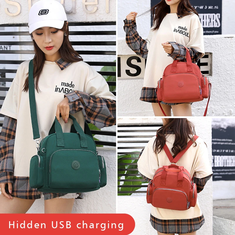 Модный водонепроницаемый рюкзак Портативная сумка для детских подгузников