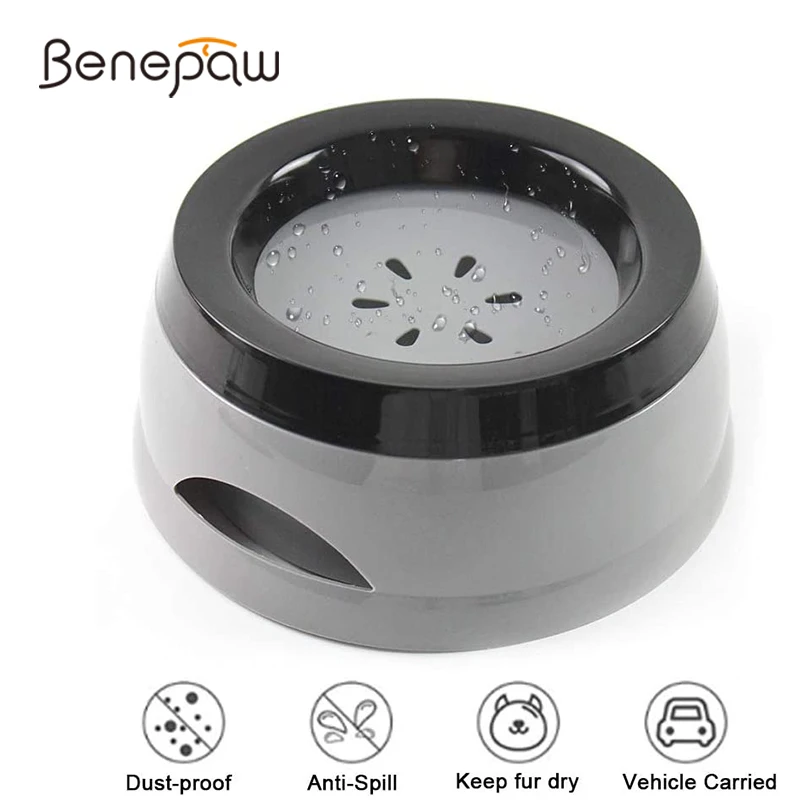 

Benepaw Safe No Spill Travel Dog Bowl Portable Detachable Vehicle Carried Anti Splash Anti-skid Pet Drinking Bowl Easy To Clean