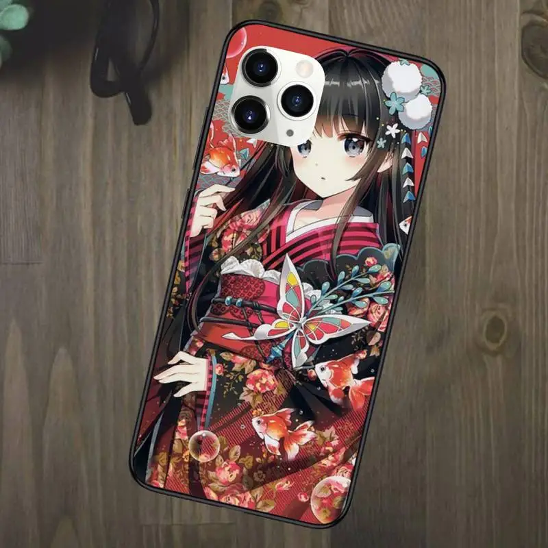 

Anime Girl Japan Phone Case for iPhone 11 12 mini pro XS MAX 8 7 6 6S Plus X 5S SE 2020 XR
