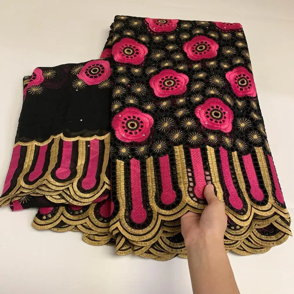 STILL FLY dubai fabric bridal lace with stones hot sale swiss voile in switzerland scarf for women 5+2yards/lot | Дом и сад