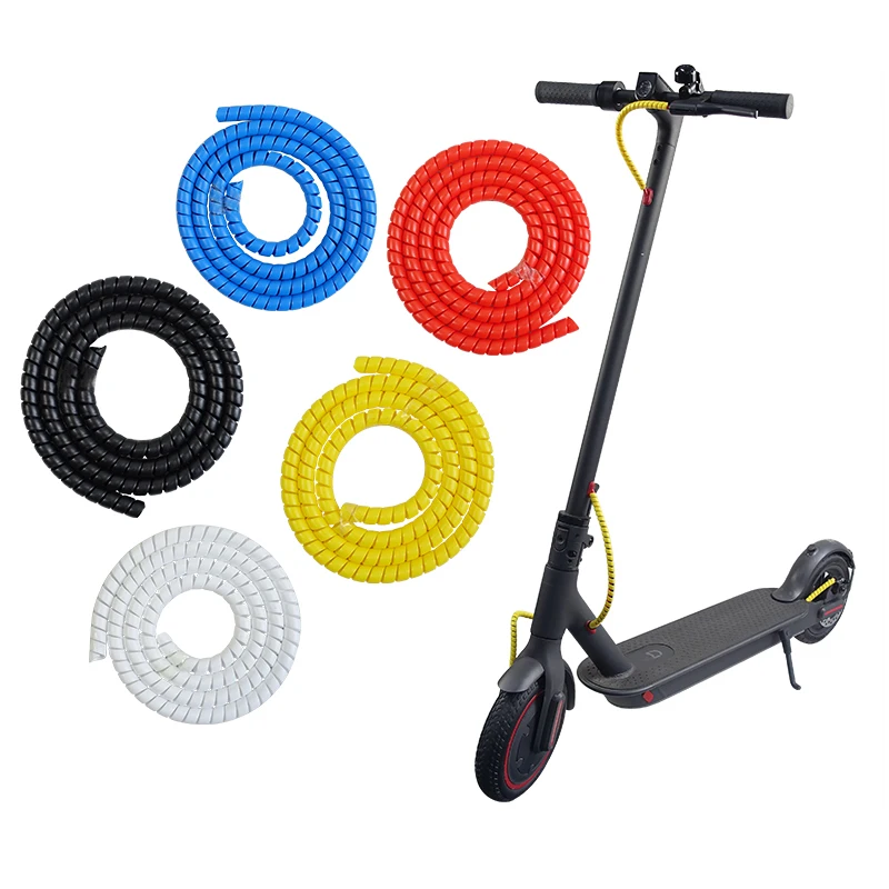 Спиральная защитная трубка для смены цвета самоката длина 1 м обмоточные трубки