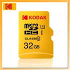 Карта памяти Micro SD KODAK tarjeta, 128 ГБ, 64 ГБ, 32 ГБ, 16 ГБ, 256 ГБ, 512 ГБ, TF-карта U3, карта памяти Micro SD Clase 10