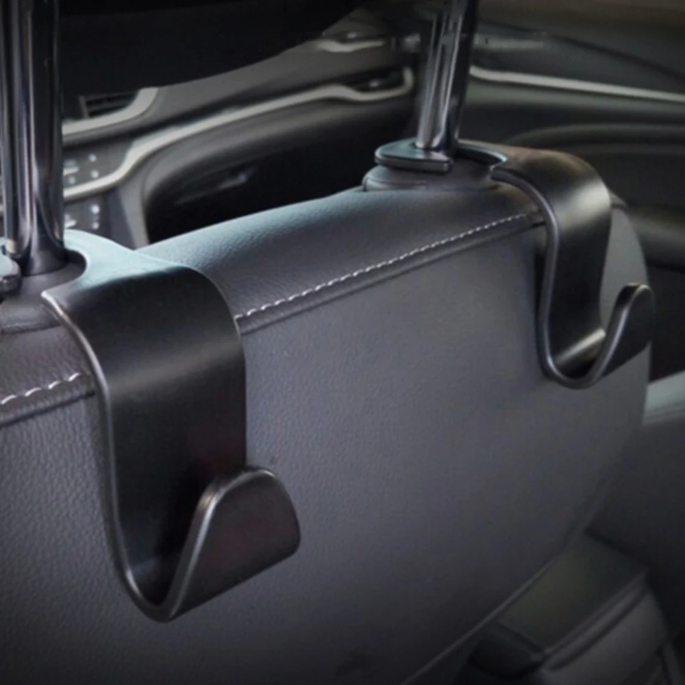 

NEW 1/2/4Pcs Universal Car Seat Back Hook Car Accessories Interior Portable Hanger Holder Storage for Car Bag Purse Cloth