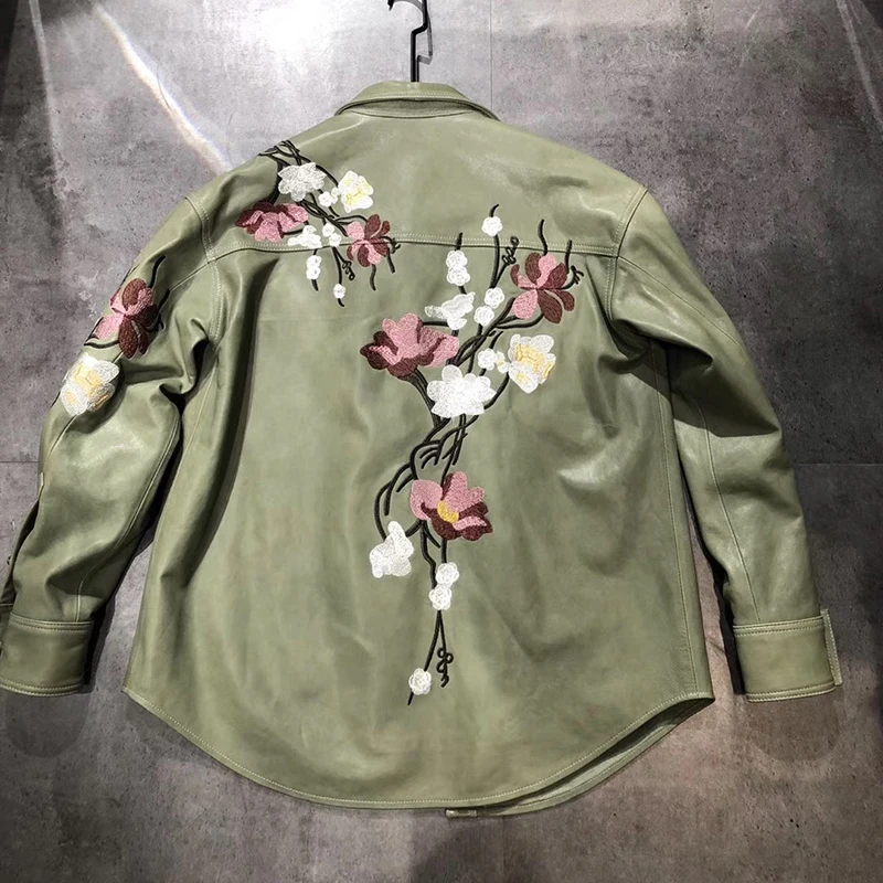 jacket oversize real sheepskin Leather coat 2020 winter autumn coats and jackets women
