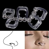 25pcs silicone magnetic anti snore stop snoring nose clip sleep tray sleeping aid apnea guard night device