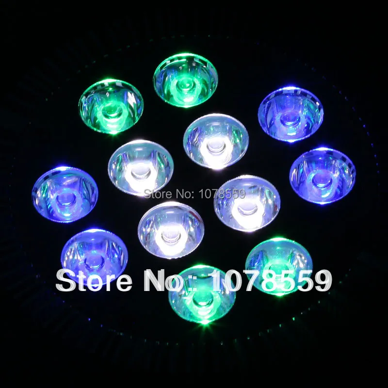 

E27 36W 4White 4Blue 4Green LED Grow Light Fish Tank Aquarium Lamp AC85~265nm 517.5-520:465-467.5nm:10000-12500K