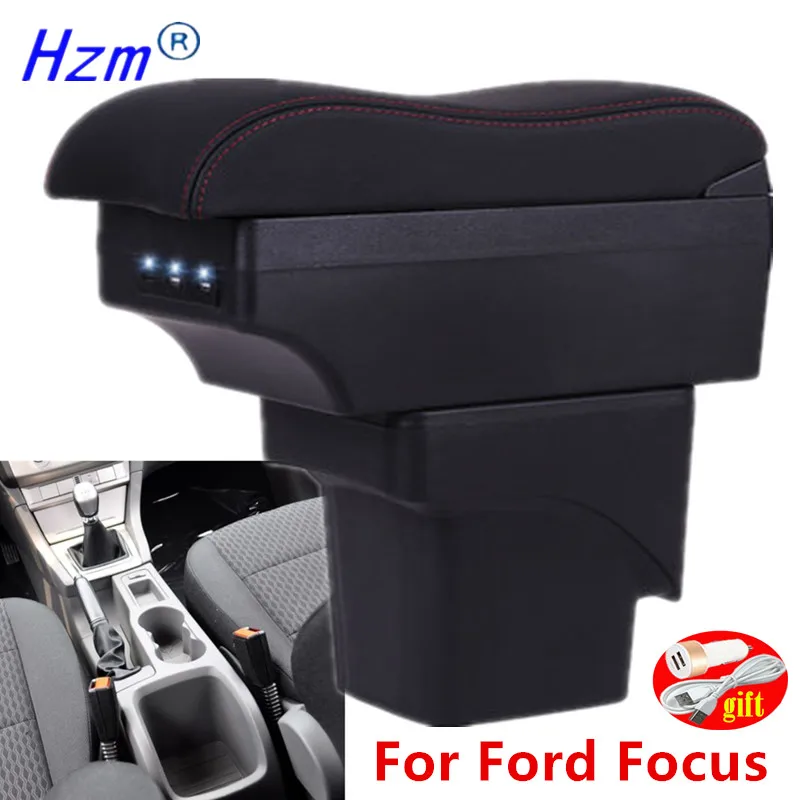 Автомобильный подлокотник для Ford Focus 2 Mk2 2005-2011 задний модифицированные детали
