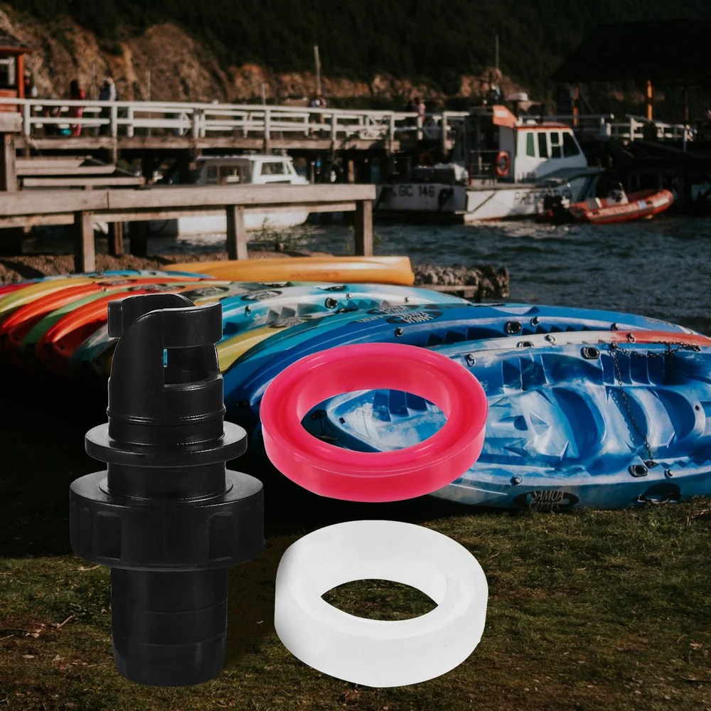 

2pcs Inflatable Kayak Valves Adapters Air Pump Hose Replacement Accessories
