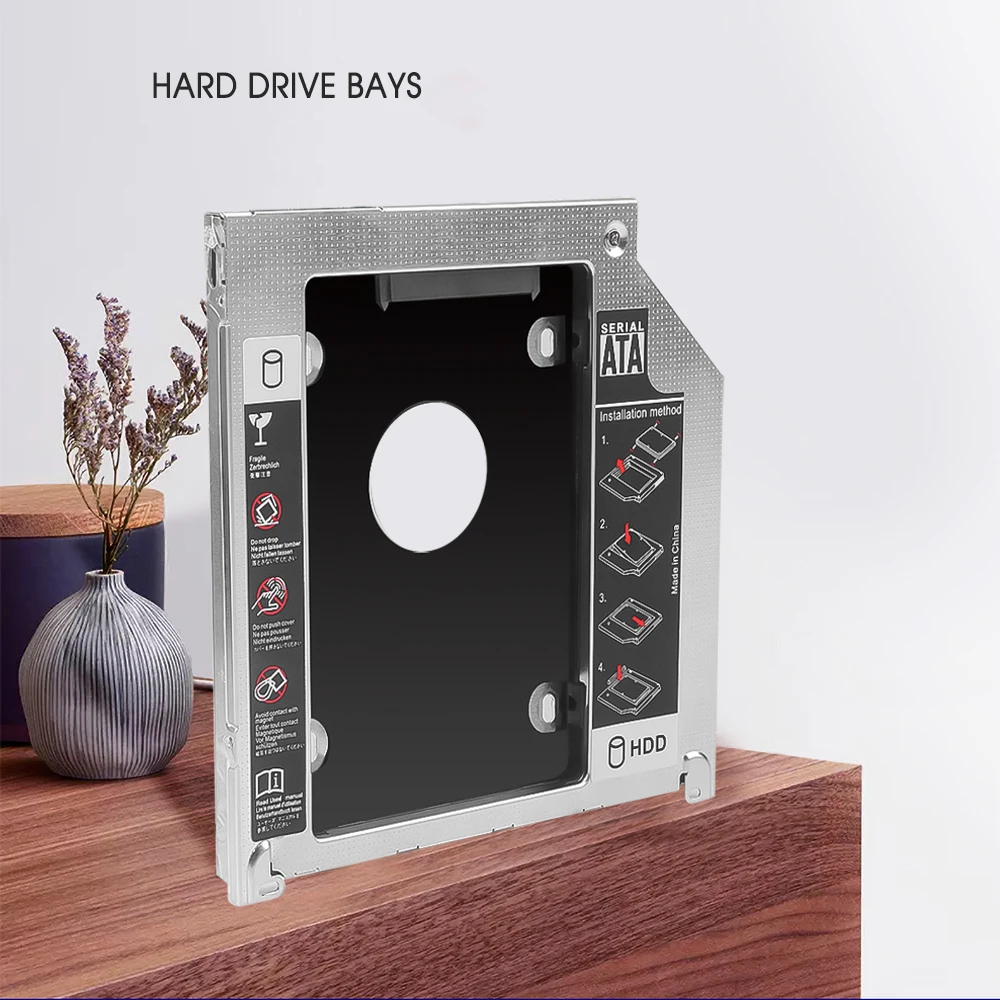 2 й жесткий диск SATA 5 дюйма SSD 9 мм корпус для Apple Macbook Pro Air A1278 A1286 A1297 DVD CD ROM Bay|sata 2|9.5mm