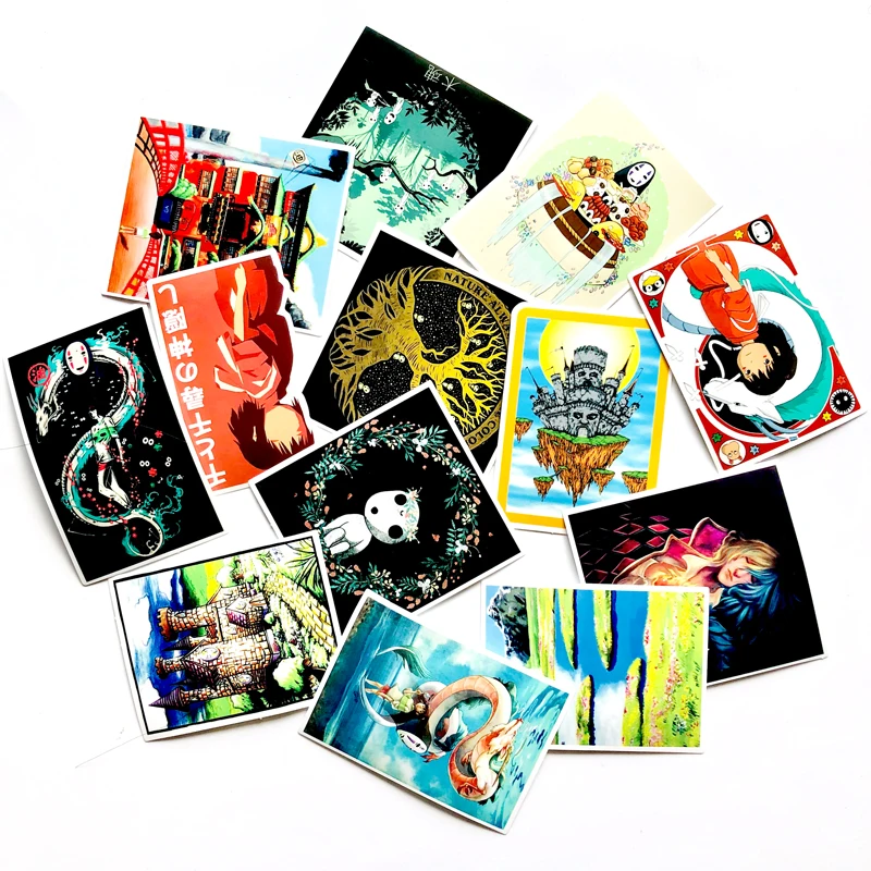 Наклейки Унесенные призраками Miyazaki 100 шт. наклейки для ноутбука домашний декор