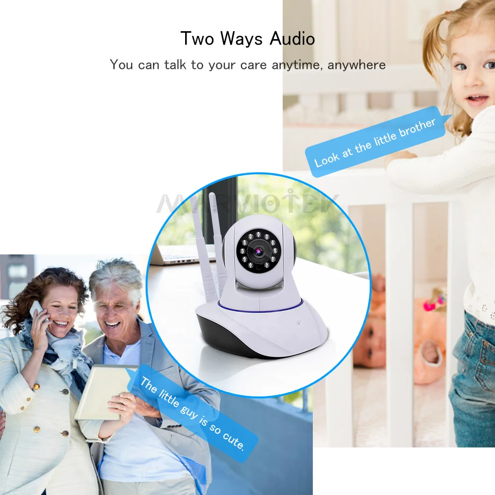 HD 1080P IP камера беспроводная CCTV Wifi видеокамера ночного видения детский монитор