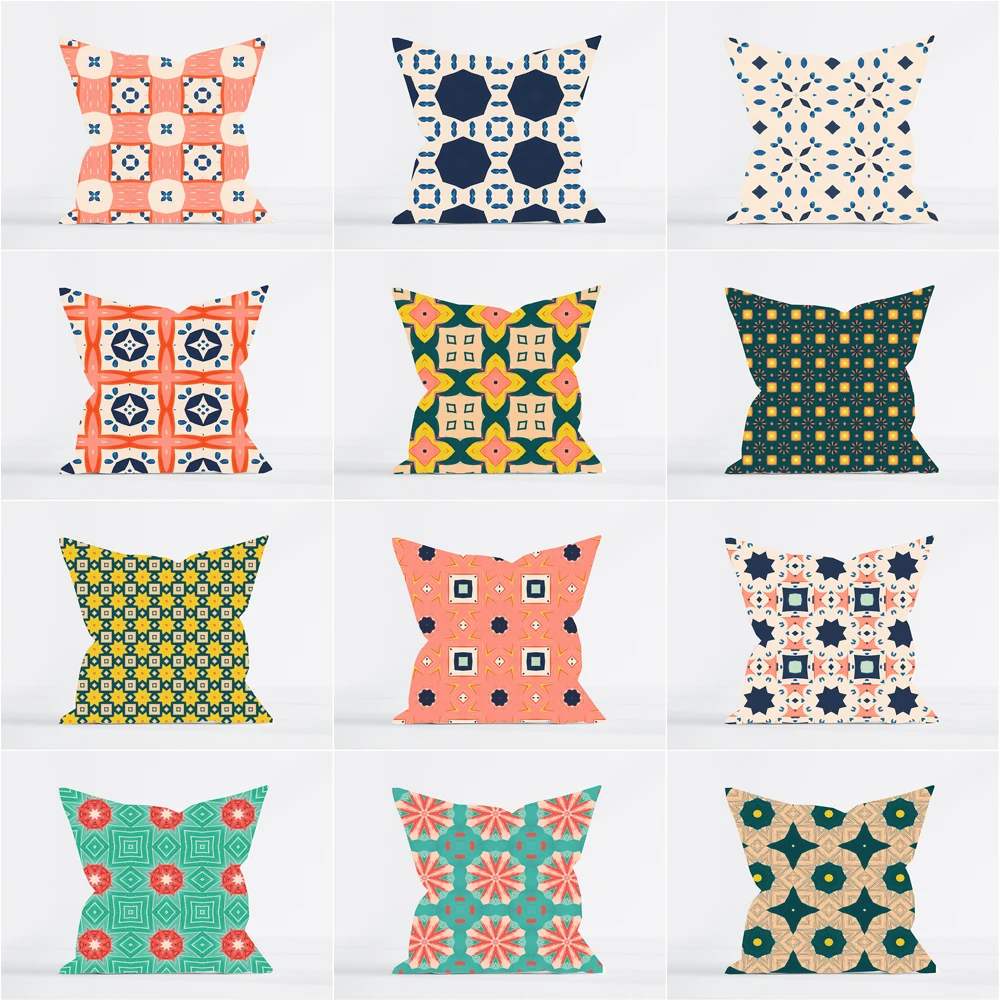 

Microfiber Throw Pillow Case Decorative Pillow Cover Pillowcase Home Décor for Sofa Couch (Family)