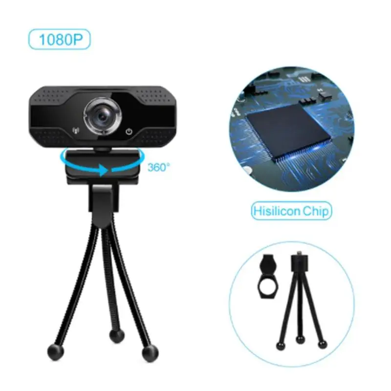 1080p камера 4K веб Камера с микрофоном ПК для компьютера HD Web Full USB Cam Веб в прямом