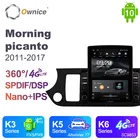 Автомагнитола Ownice, Android 10,0, 2 Din, GPS, 4G, LTE, в стиле Tesla, для Kia Morning picanto 2011 - 2017