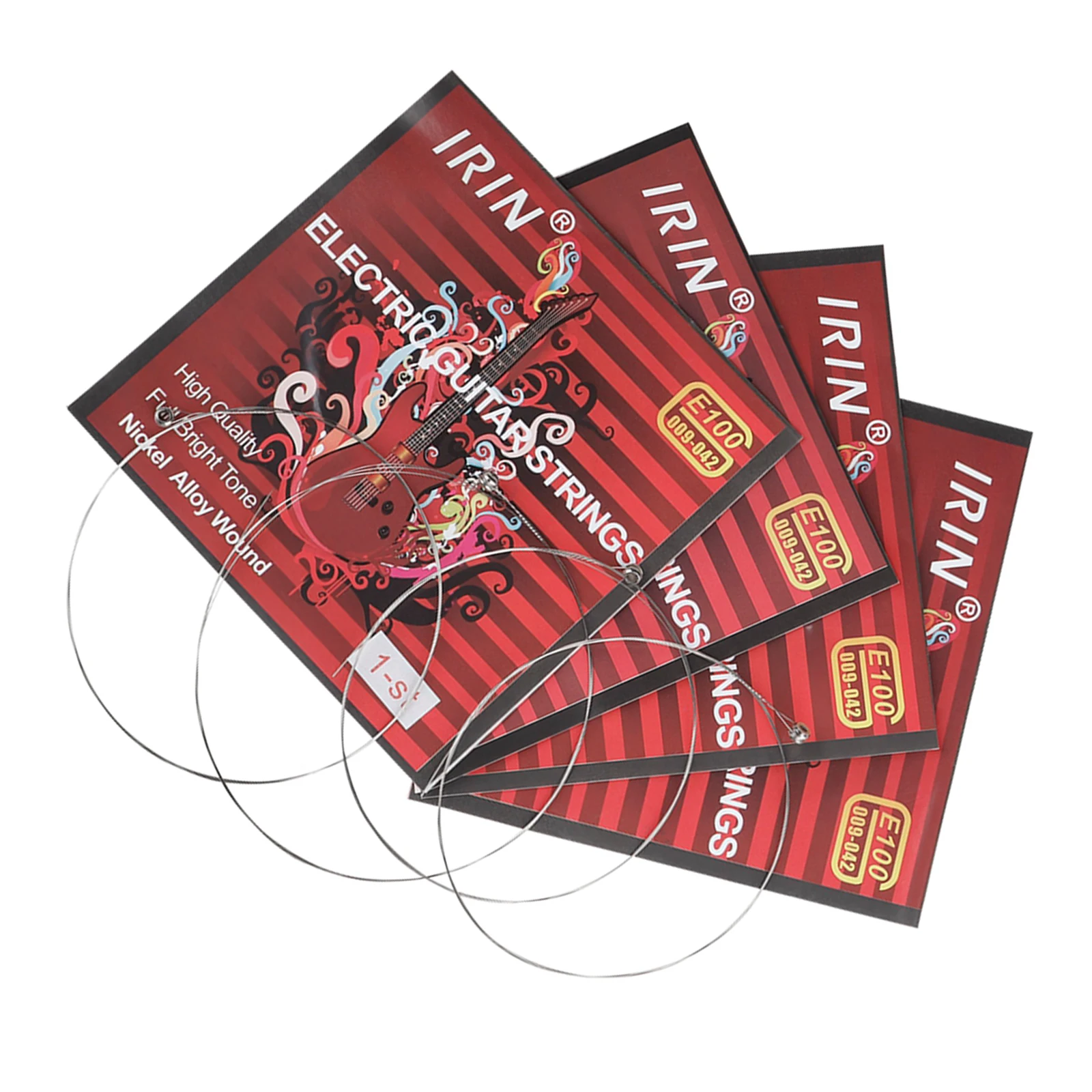 

100 Pieces Electric Guitar Professional Stainless Steel Nickel Alloy Wound String E-1 Repair Accessories Parts