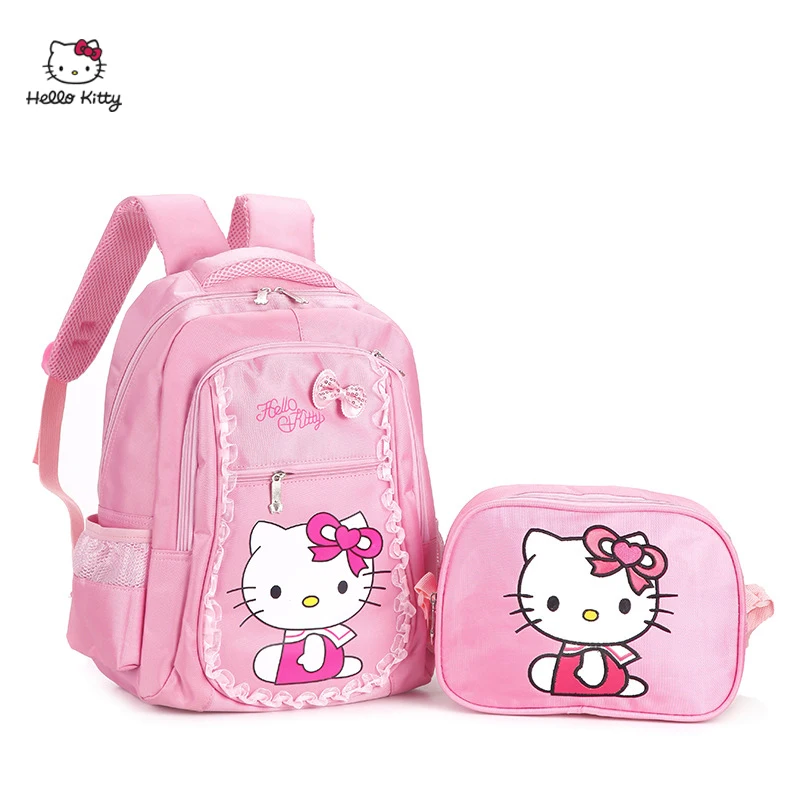 Рюкзак для девочек HELLO KITTY милый розовый рюкзак с рисунком из мультфильма