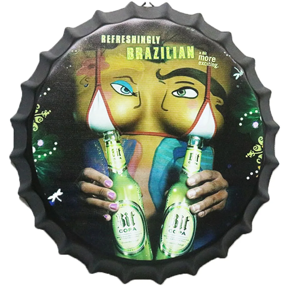 Ретро крышки для бутылок пива Бар напиток пивная вывеска потертый шикарный