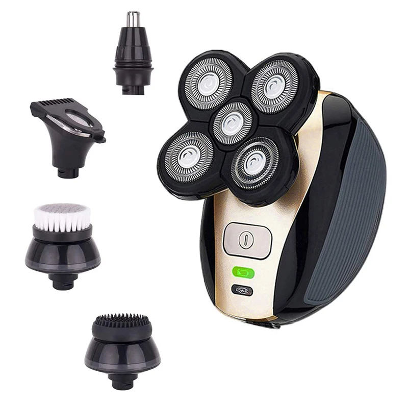 5 в 1 перезаряжаемая электробритва пять плавающих головок бритв машинка для