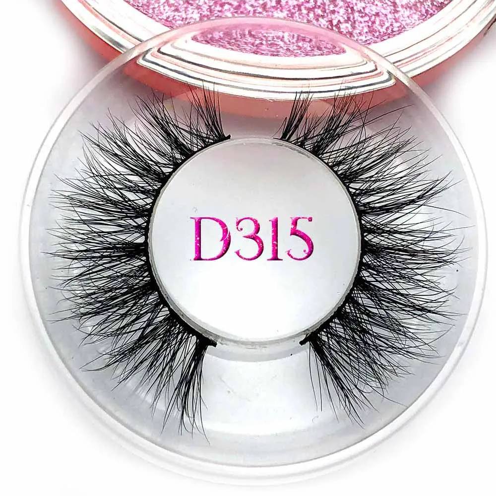D315 Mikiwi D388 норковые ресницы 3D норковые ресницы ручной работы многоразовые натуральные ресницы Популярные Накладные ресницы для макияжа оптом - Цвет: D315
