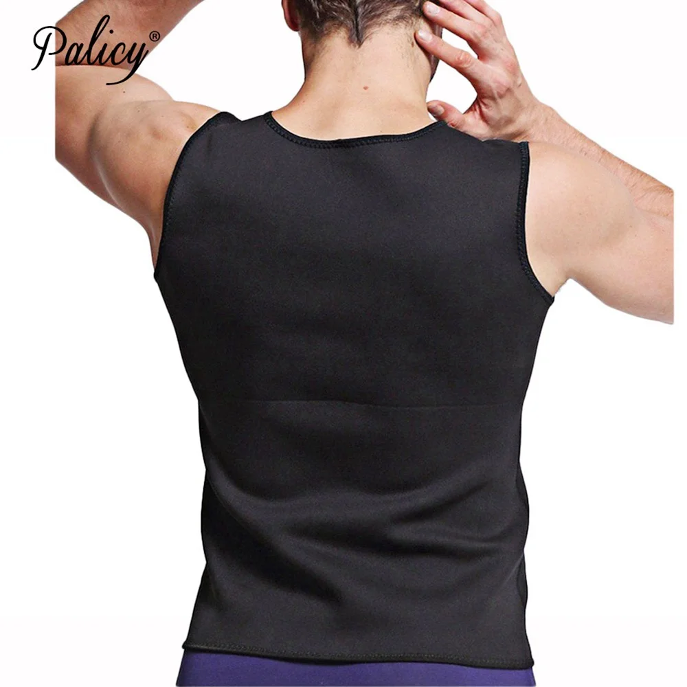 Костюм для сауны мужчин жилет рубашка на талию Корректирующее белье тела