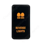 Оранжевый Светодиодный фонарь заднего хода 12 В для Toyota Landcruiser Hilux FJ Cruiser Tacoma Fortuner 4runner Highlander, замена нажимного переключателя