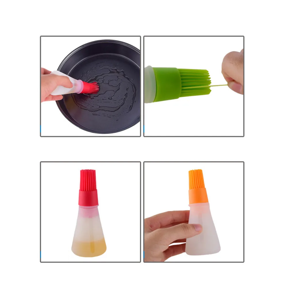 1 шт. силиконовая щетка для выпечки в бутылке с маслом щетки жидкого масла и меда