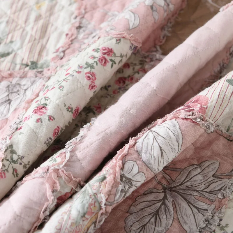 Детское покрывало CHAUSUB хлопковое стеганое одеяло 1 шт. лоскутное ручной работы