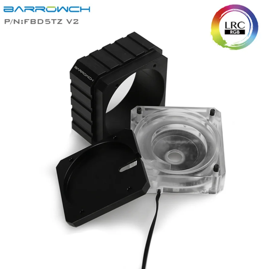Black Barrowch FBD5TZ-V2 D5 серия насосов специализированный, модифицированный термо комплект, для D5 серии насосов, курган SPG40A-X и приводной D5T-38 - Цвет лезвия: Black