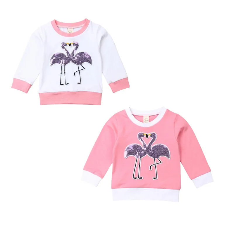 2019 детская весенне-осенняя одежда Детский свитшот для маленьких девочек топы