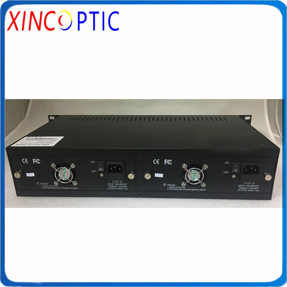 2U 14 дюймовый корпус для крепления на стойку Sinlge/Двойной источник питания