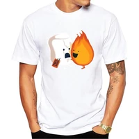 fpace fashion fire hug man t shirt fire hug ice printed tshirts short sleeve cool t shirts essential tee
