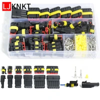 622300pcs kinds 1 6pins car electrical wire connector waterproof seal automotive truck harness plug terminal suite 300v 12a
