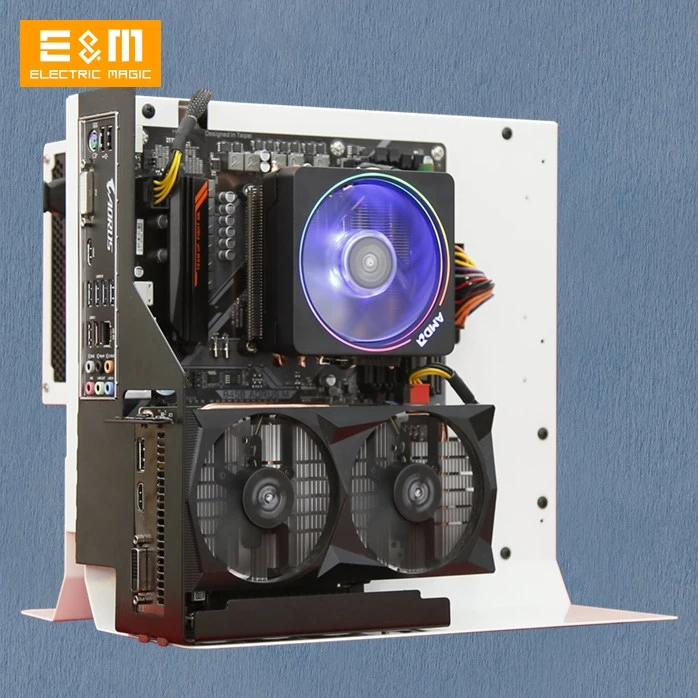 Мини MATX PC тестовый Стенд Ручка портативный компьютер с водяным охлаждением
