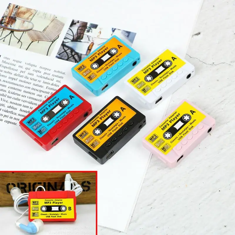 Мини MP3 плеер в форме ленты симпатичный музыкальный с S портом Перезаряжаемый USB