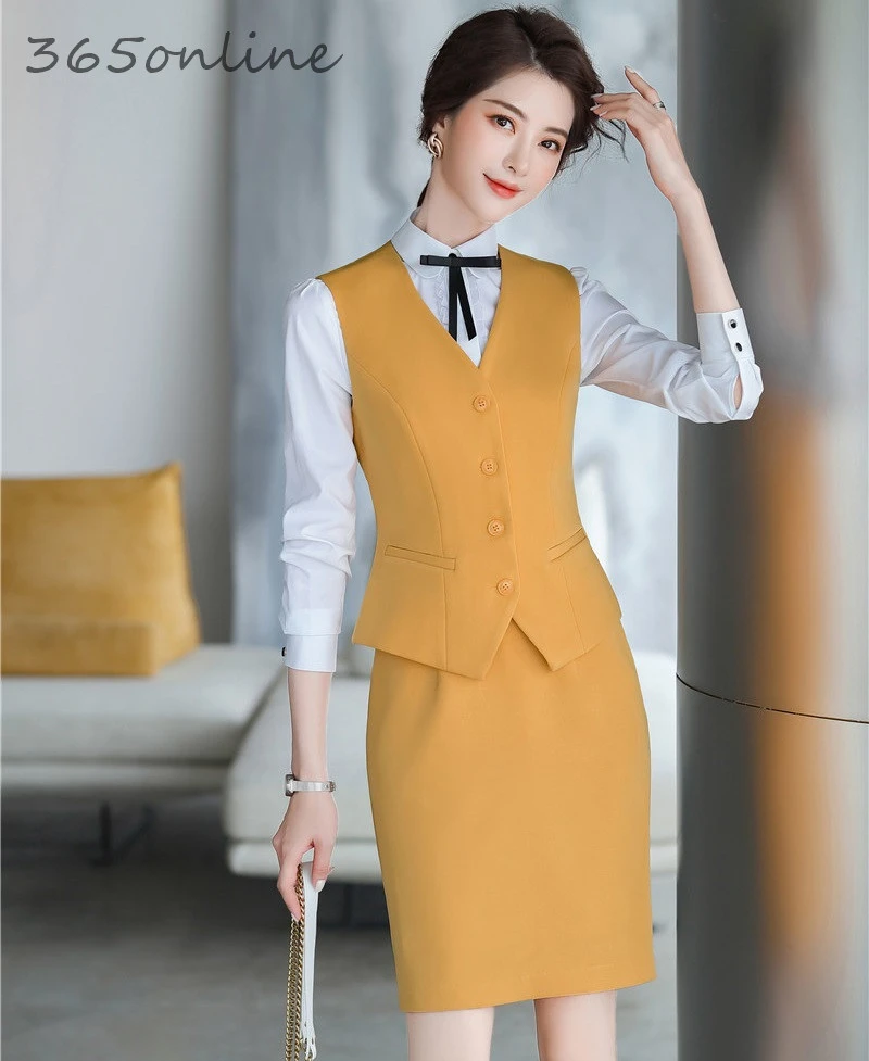Элегантные желтые весенне летние офисные стильные профессиональные женские