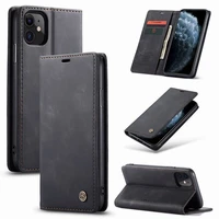 leather case for iphone 11 pro max flip cover multifunctional luxury magnetic bumper wallet phone bag for iphone 11 11pro coque