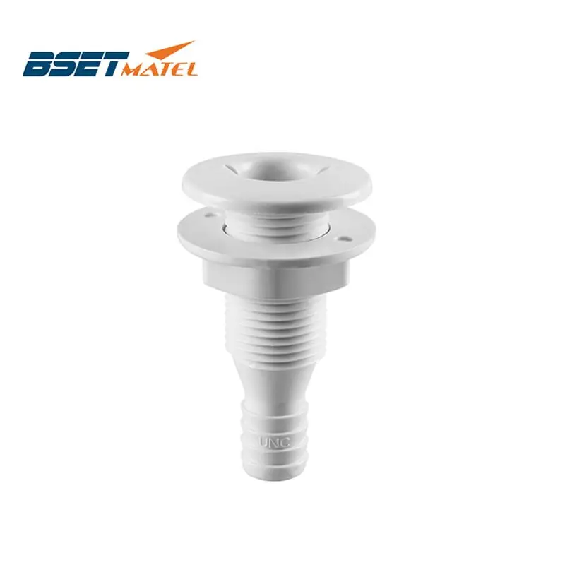 

Nylon Plastic Thru Hull Bilge Fitting For Bilge Pump Aerator Hose of Boat Marine Yacht Sail RV Camper Truck 3/4 to 1 inch