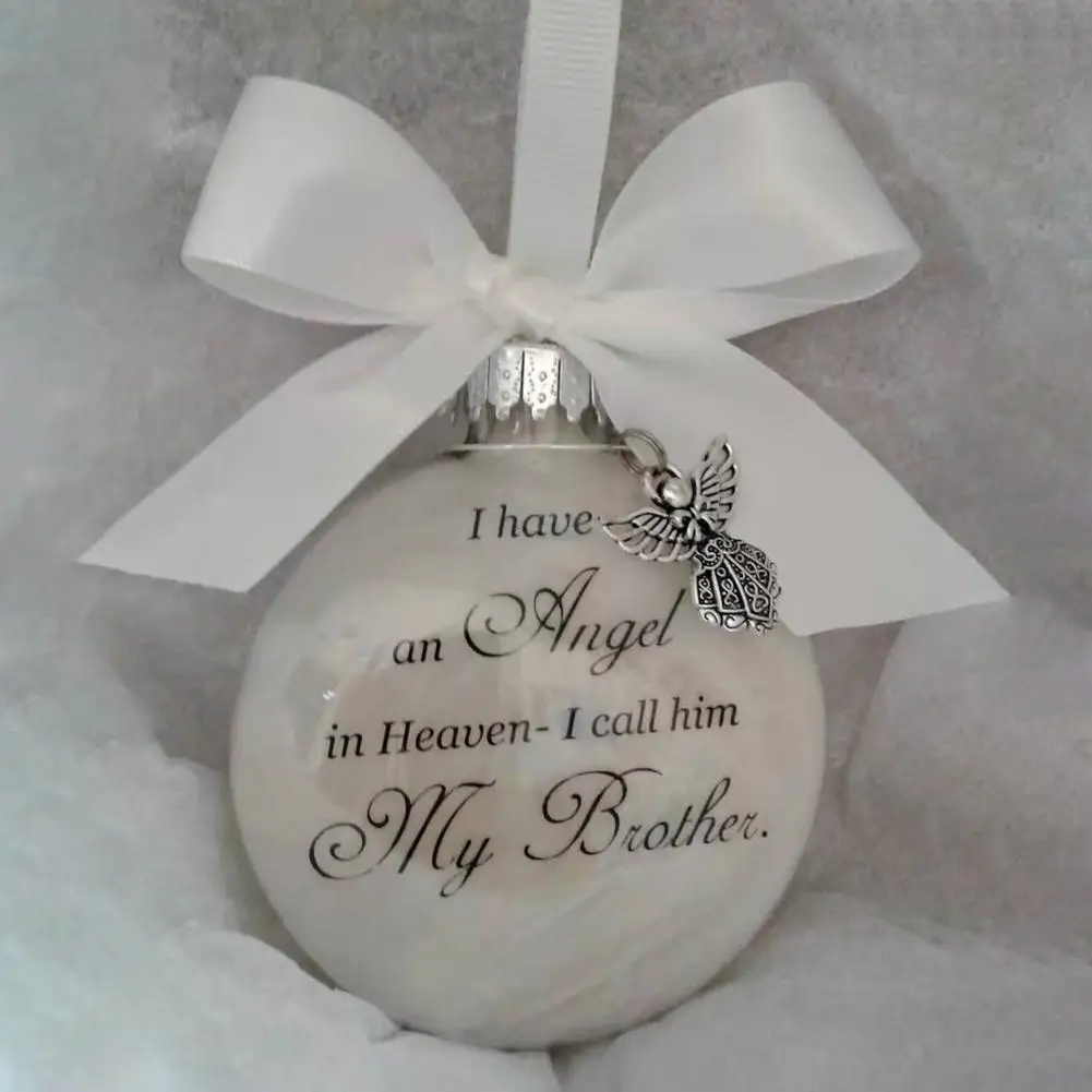 

У меня есть ангел в Haeven-я называю его папа украшение перьевой шар в небесах памятный орнамент прочный отец памятный Рождественский Декор