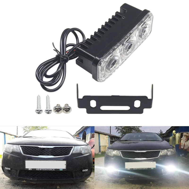 Автомобильный Автомобильные дневные ходовые огни переключаемый светодиодный