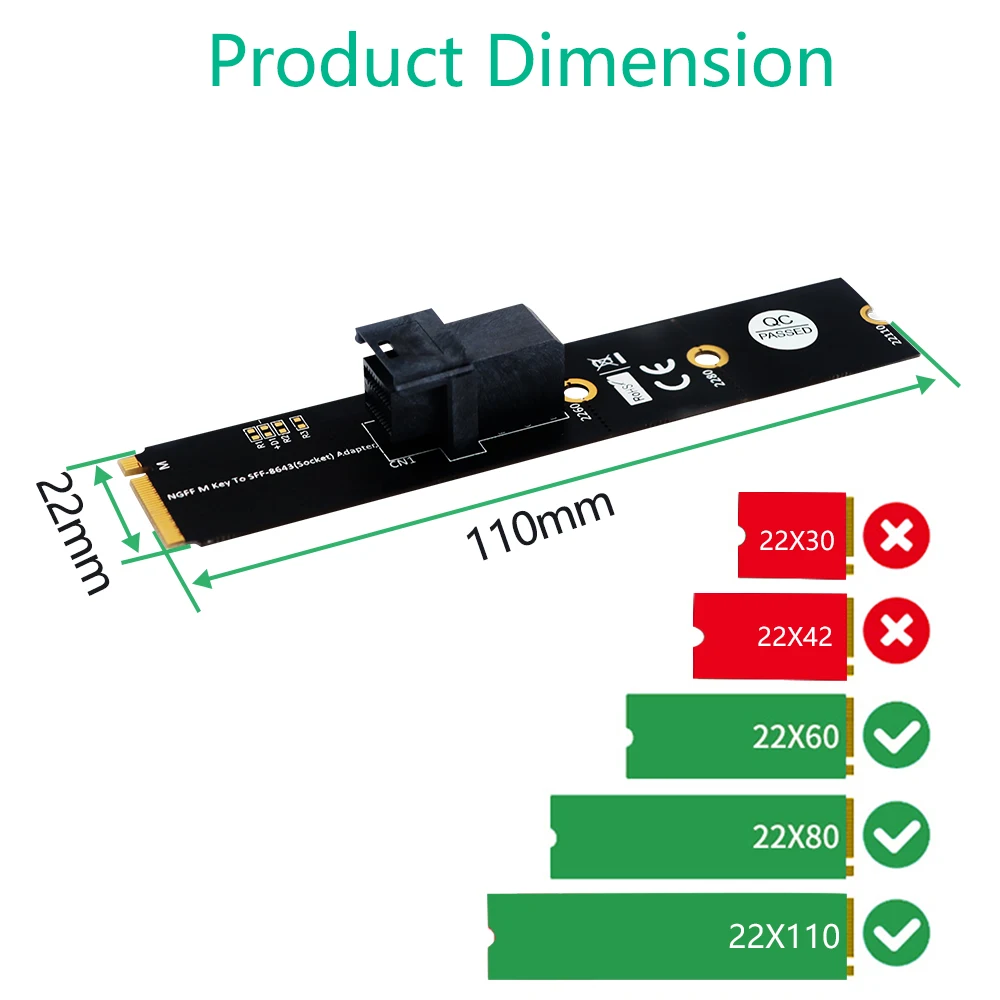 m 2 модуль с mini sas hd sff 8643 36 контактный ра